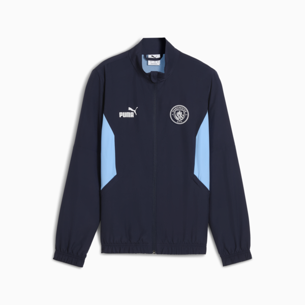 Campera Manchester City ftblARCHIVE juvenil, PUMA Navy-Team Light Blue, large-ARG
