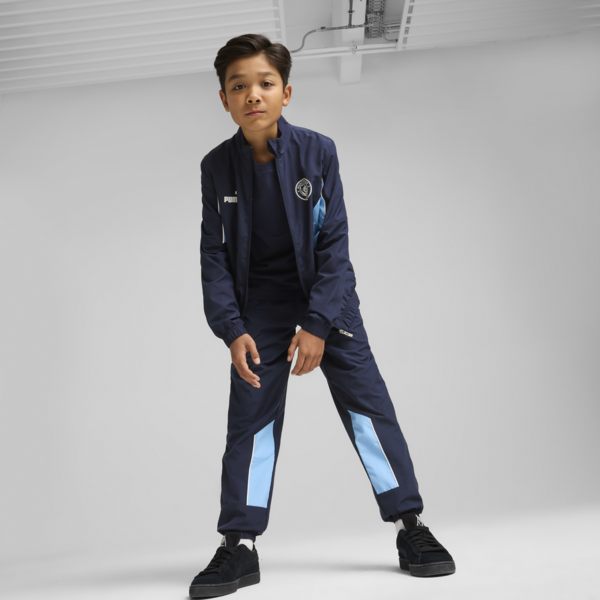 Campera Manchester City ftblARCHIVE juvenil, PUMA Navy-Team Light Blue, large-ARG