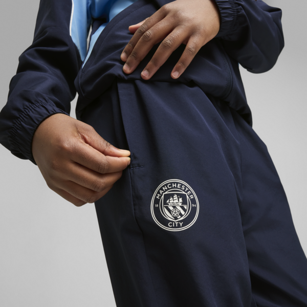 Pantalones Manchester City ftblARCHIVE juvenil, PUMA Navy-Team Light Blue, large-ARG