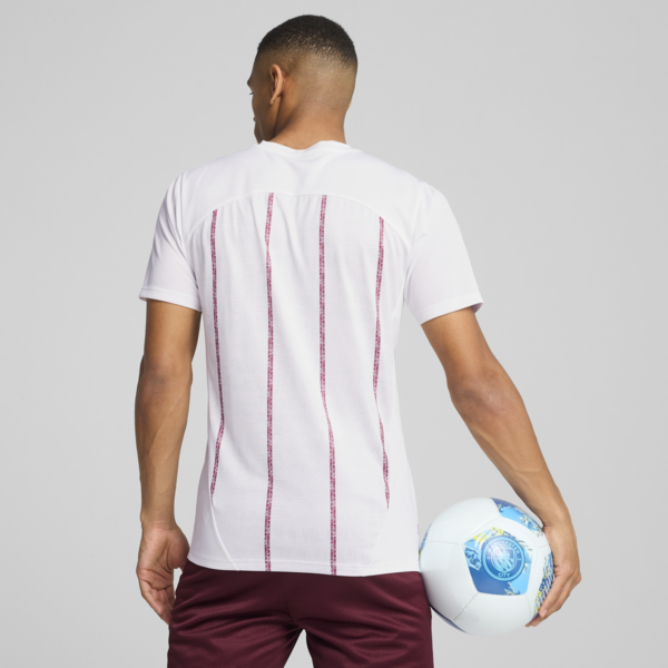 Camiseta pre-partido Manchester City para hombre, PUMA White-Dark Jasper, large-MEX