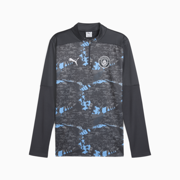 Buzo pre-partido Manchester City para hombre, Strong Gray-Cool Light Gray, large-ARG