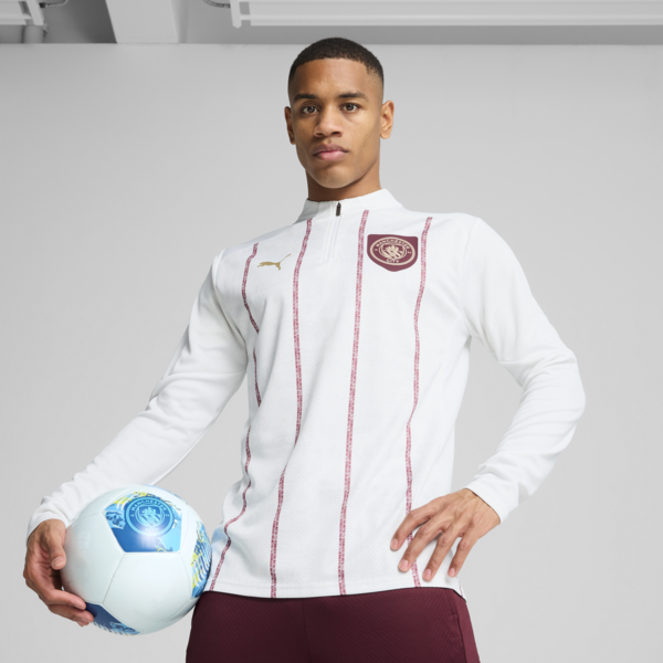 Buzo pre-partido Manchester City para hombre, PUMA White-Dark Jasper, large-ARG