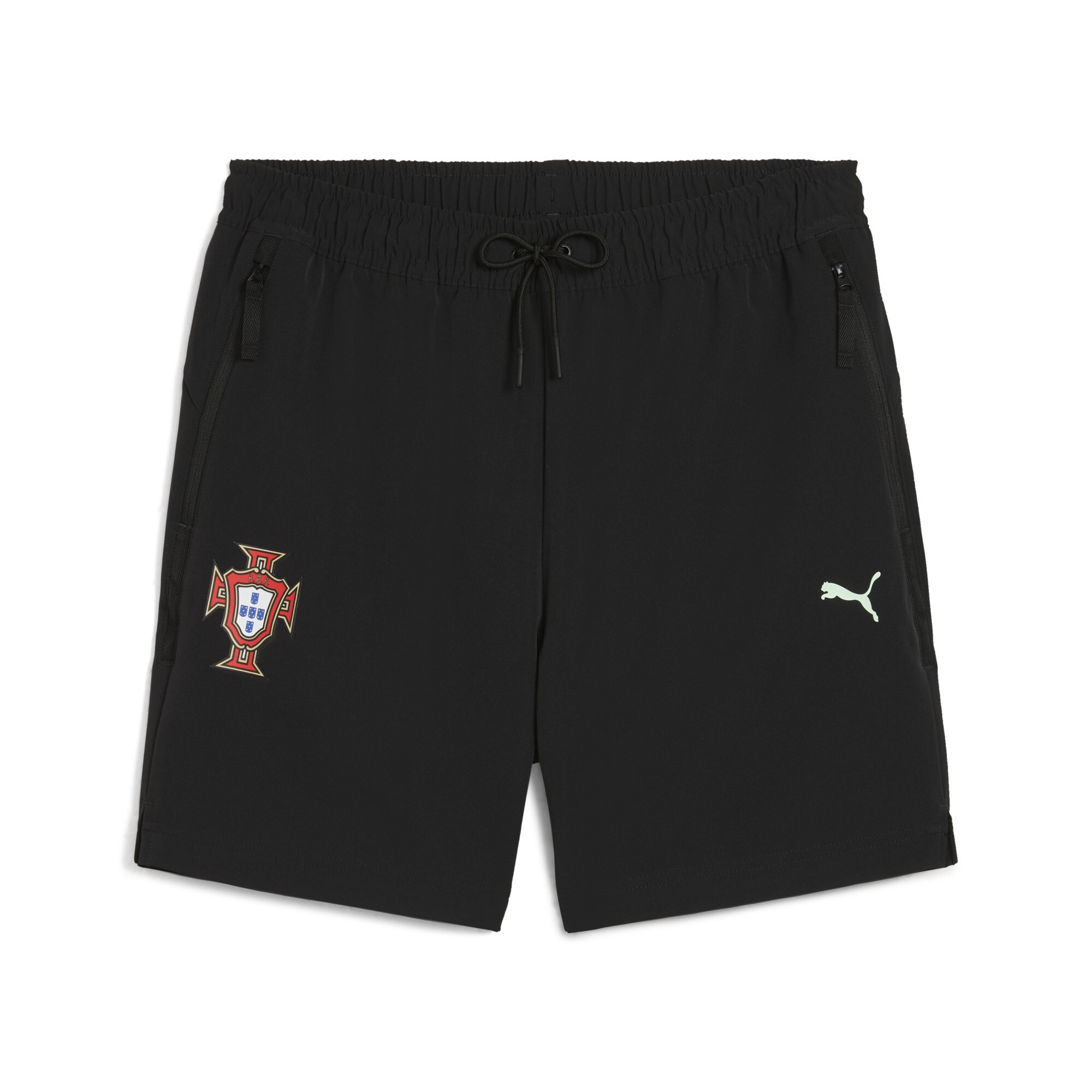 Portugal PumaTECH Shorts Herren | Mit Plain | Black | Größe: L