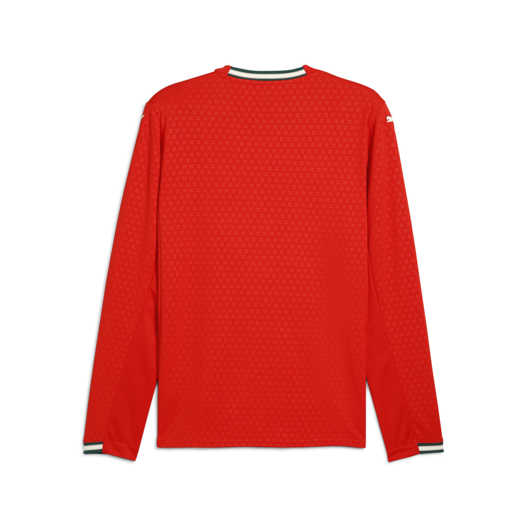 Portugal 2025 thuisshirt met lange mouwen voor Heren, Rood/Bruin, Maat L | PUMA