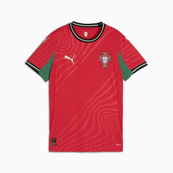 Portugal Women's Team 2025 Home Jersey Women, Pure Red-Fresh Mint, large-ZAF