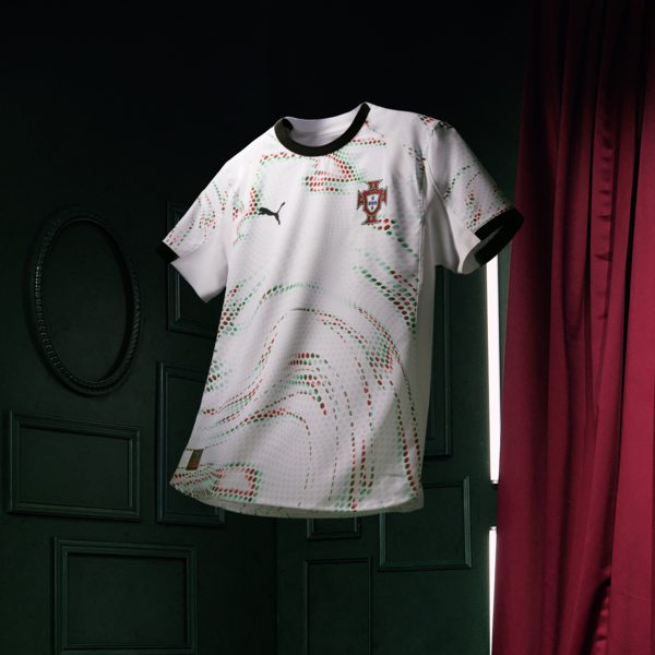 Portugal 2025 Away Jersey Youth, PUMA White-PUMA Black, large-ZAF