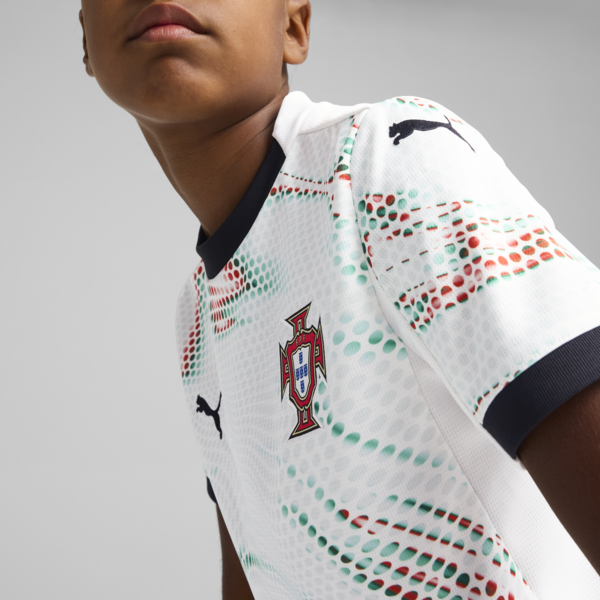 Portugal 2025 Away Jersey Youth, PUMA White-PUMA Black, large-ZAF