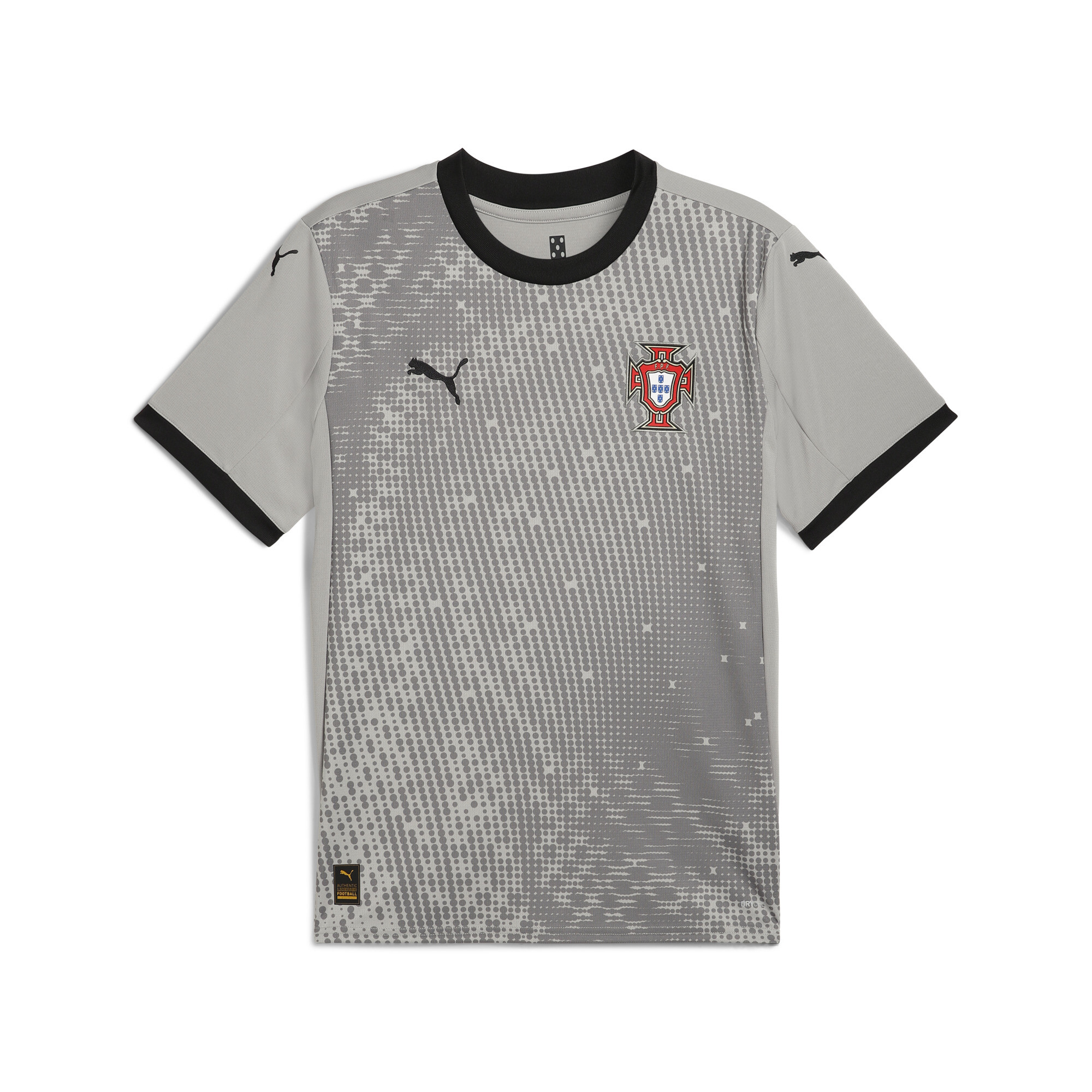 Puma Portugal 2025 Kurzärmliges Torwarttrikot Herren | Mit Print | Smokey Gray/Black | Größe: L