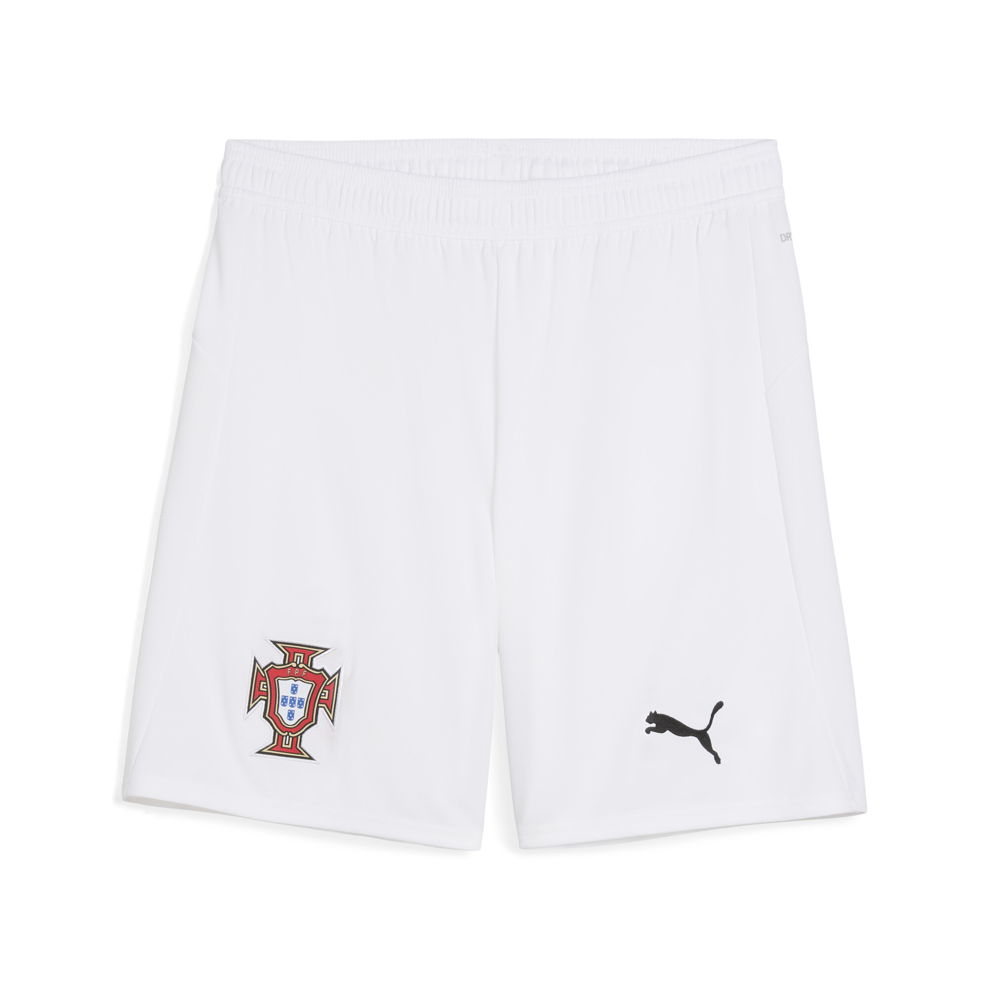 Puma Portugal 2025 Shorts Herren | Mit Plain | White/Black | Größe: S