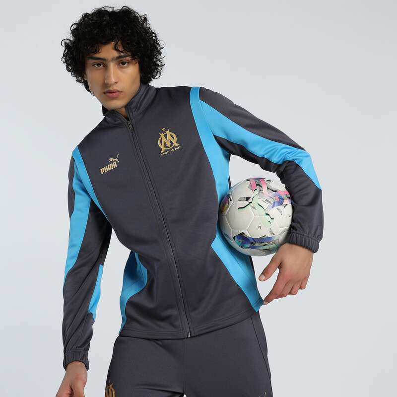 

Men's PUMA Olympique De Marseille ftblNRGY+ Relaxed Fit Full Zip Football Jacket
