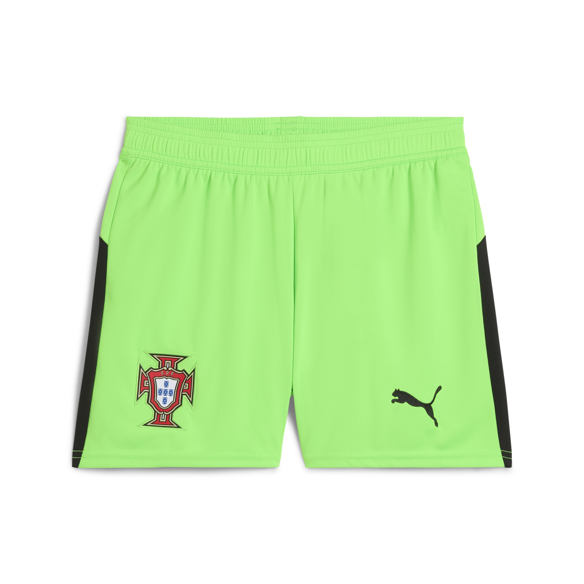 Puma Portugal 2025 Torwartshorts Damen | Mit Print | Green Pes/Black | Größe: XS