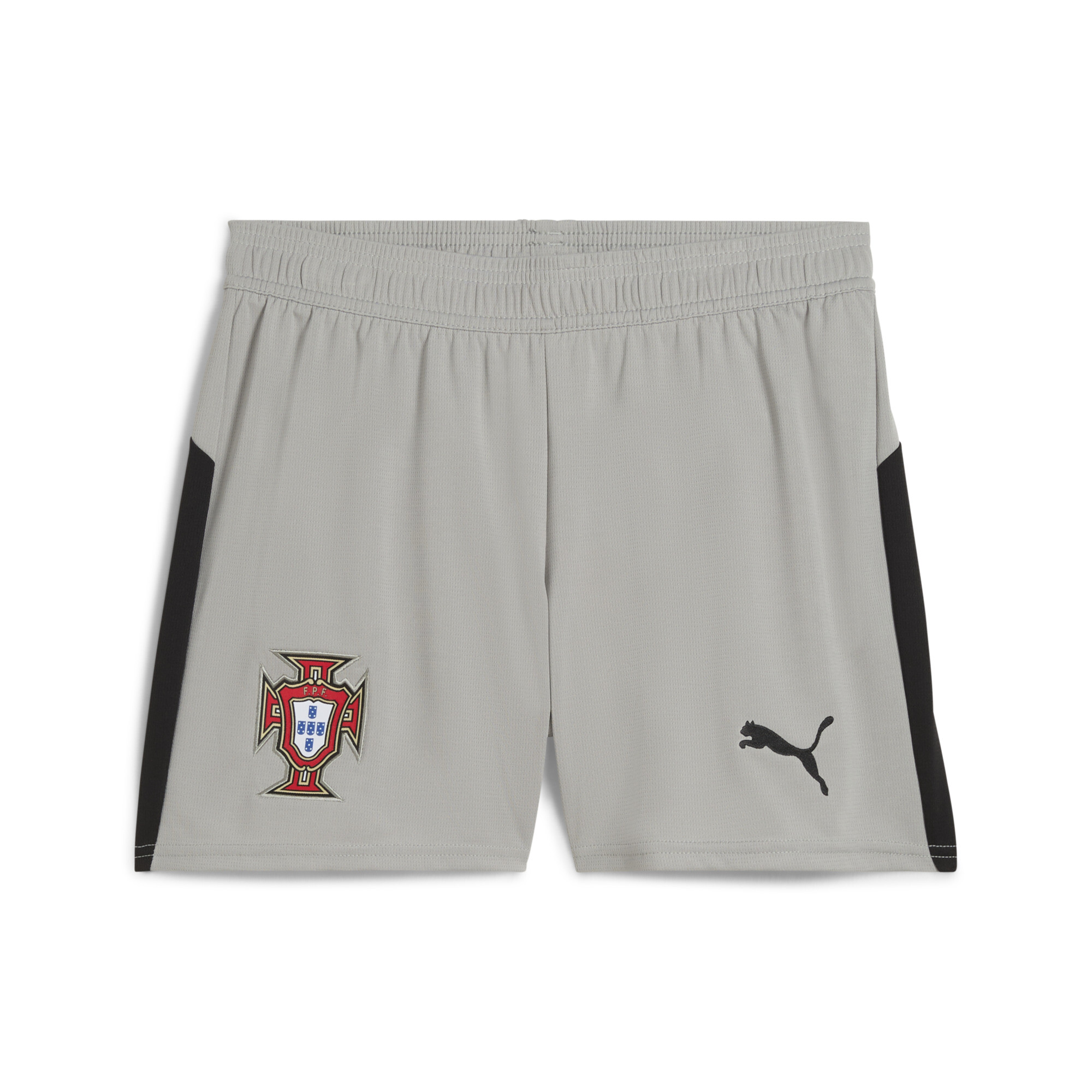 Puma Portugal 2025 Torwartshorts Damen | Mit Print | Smokey Gray/Black | Größe: XS