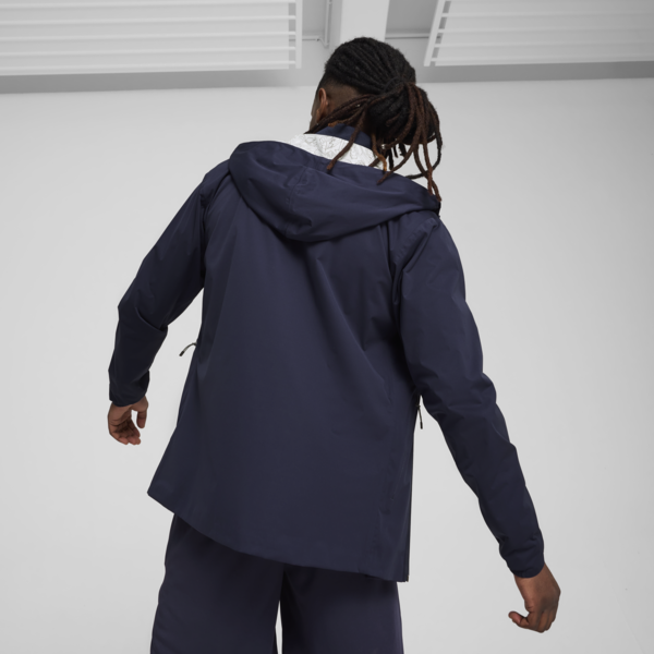 Campera de entrenamiento impermeable C.A. Independiente para hombre, PUMA Navy-PUMA Silver, large-ARG