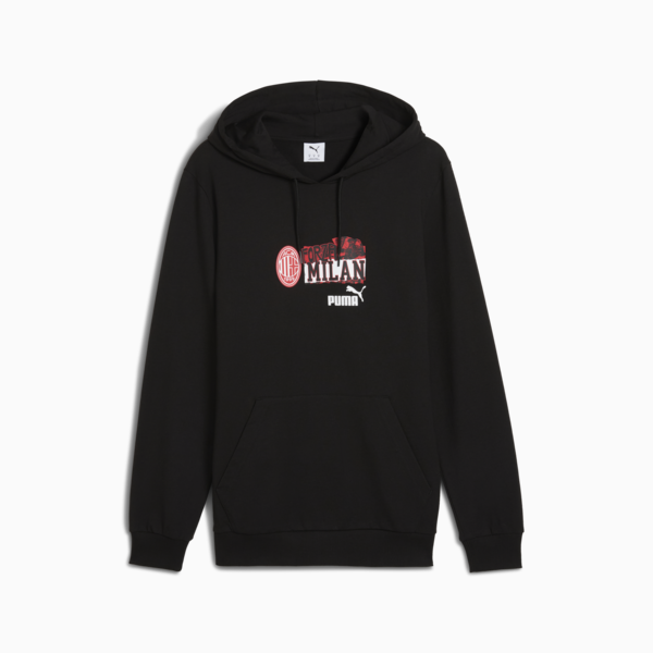 Buzo con capucha AC Milan ftblNRGY para hombre, PUMA Black-For All Time Red, large-ARG