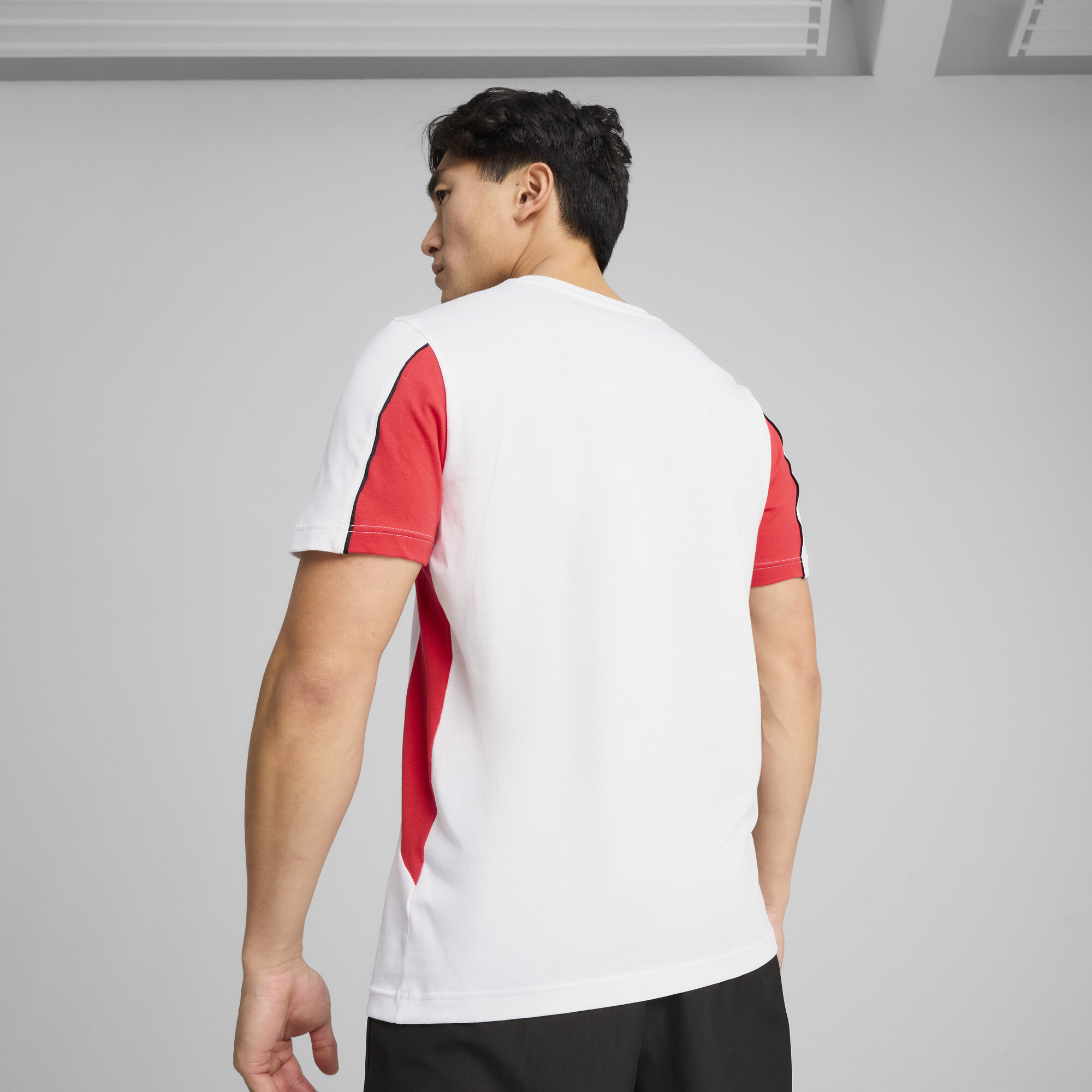 PUMA AC Milan ftblARCHIVE T-shirt voor Heren, Rood/Wit, Maat XS thumbnail 3