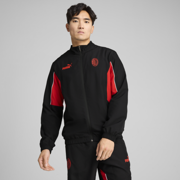 Chamarra AC Milan ftblARCHIVE para hombre, PUMA Black-For All Time Red, large-MEX