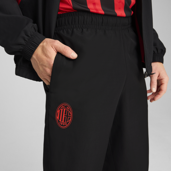 Pants holgado AC Milan ftblARCHIVE para hombre, PUMA Black-For All Time Red, large-MEX
