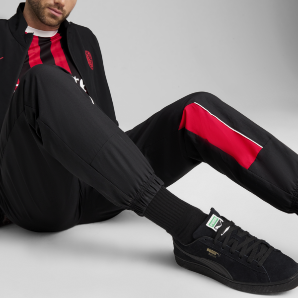 Pants holgado AC Milan ftblARCHIVE para hombre, PUMA Black-For All Time Red, large-MEX