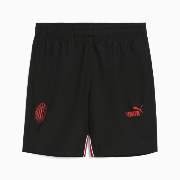 Shorts AC Milan ftblARCHIVE para hombre, PUMA Black-For All Time Red, large-MEX