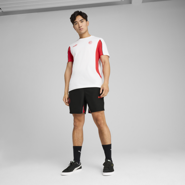 Shorts AC Milan ftblARCHIVE para hombre, PUMA Black-For All Time Red, large-MEX