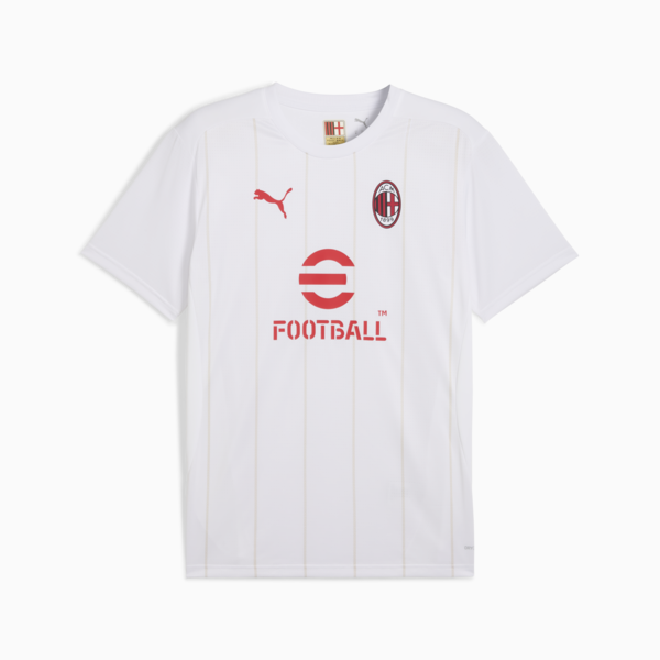 Camiseta pre-partido AC Milan para hombre, PUMA White-Putty, large-ARG