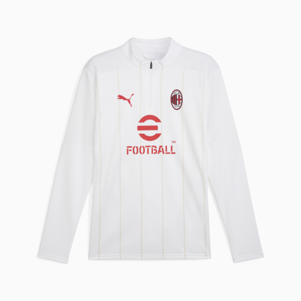 Remera pre-partido AC Milan para hombre, PUMA White-Putty, large-ARG