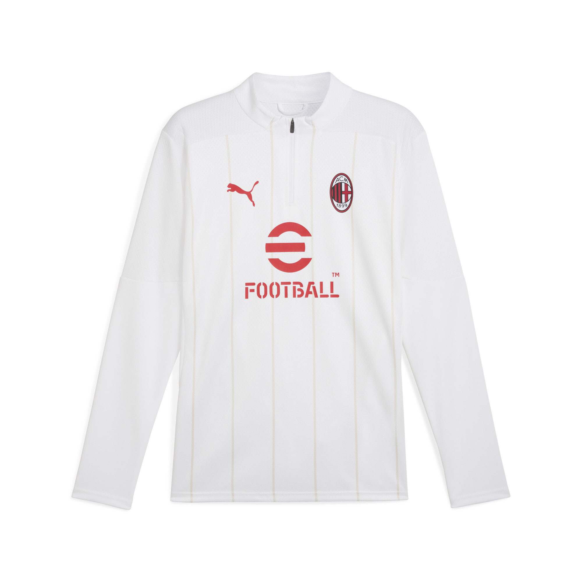 Puma AC Milan Aufwärmoberteil Herren | White/Putty | Größe: L