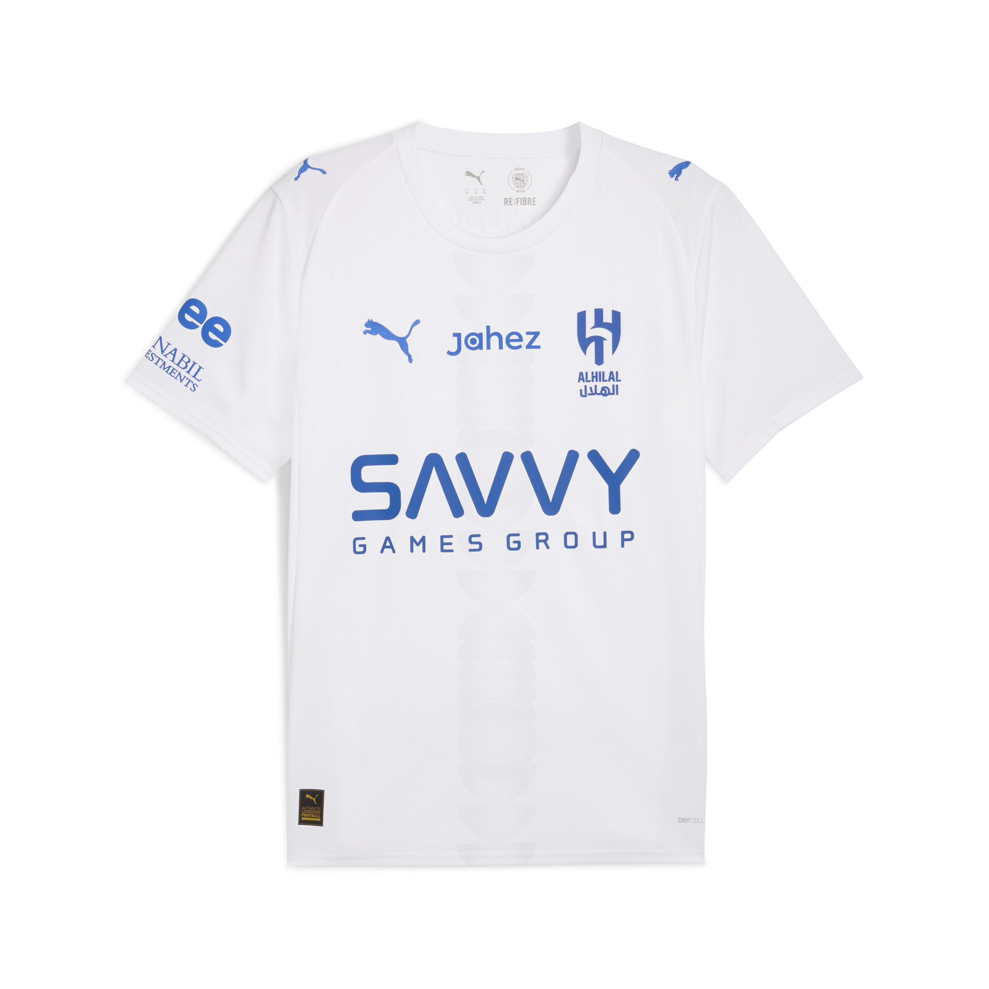 Puma Al-Hilal SFC 25/26 Auswärtstrikot Herren | Mit Print | White/Blue Intense | Größe: XXL