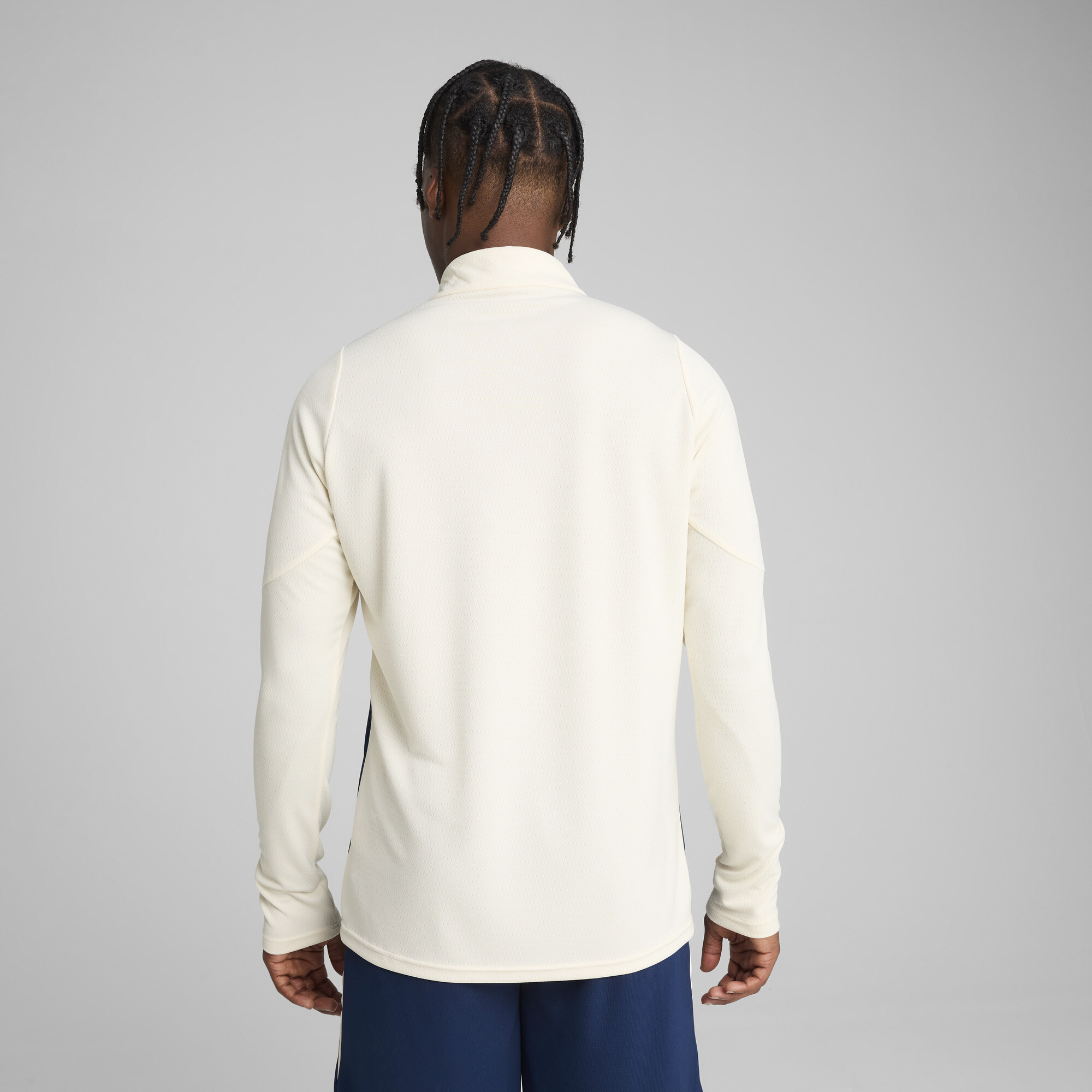 PUMA Portugal trainingstop met kwartrits voor Heren, Blauw/Rood/Bruin, Maat 3XL thumbnail 5