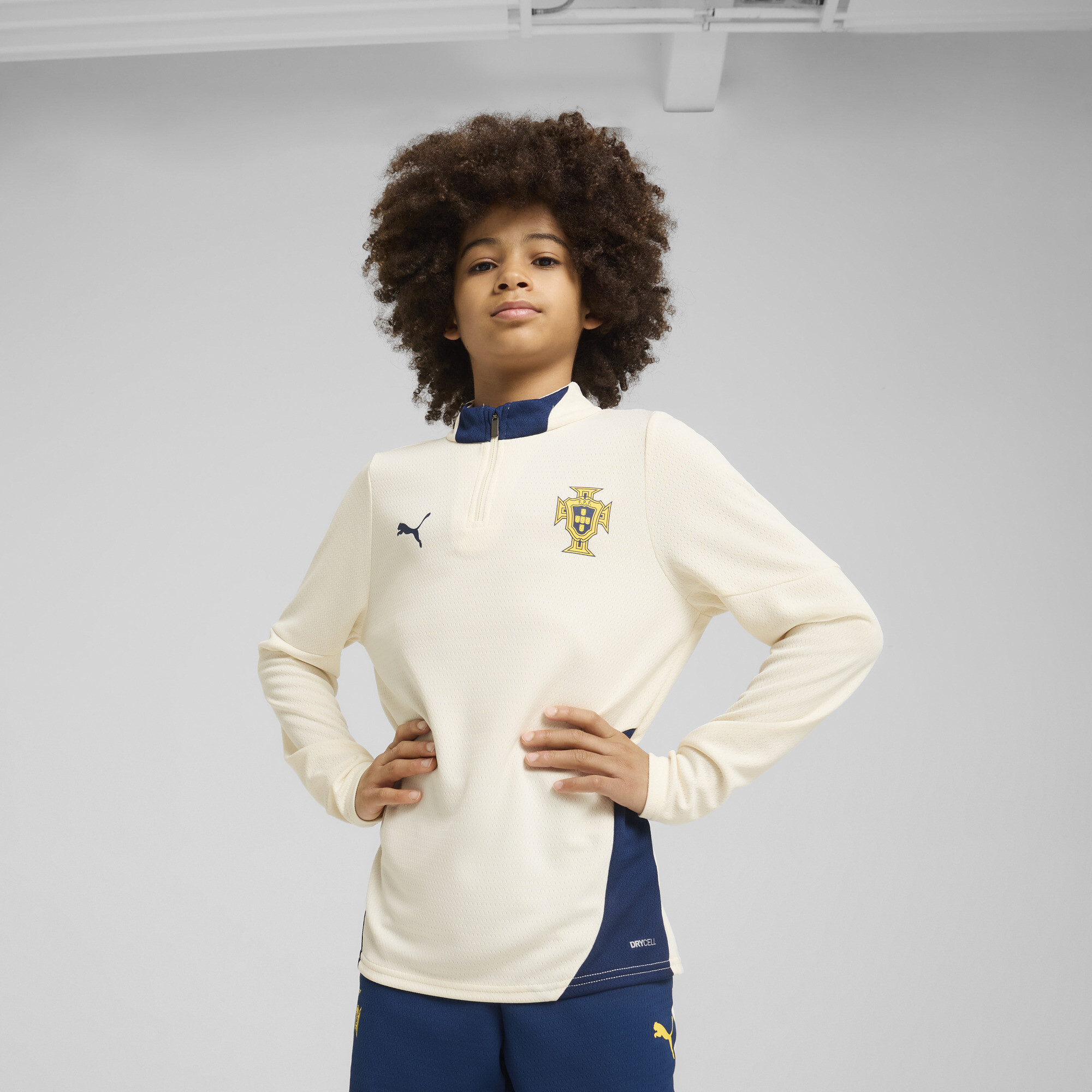Blusa de Treino Quarter-Zip Portugal Juvenil | | PUMA