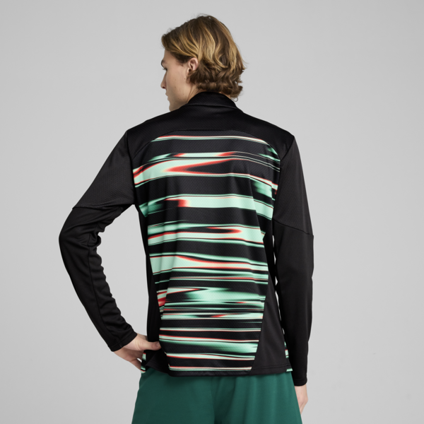Portugal Pre-match Quarter-Zip Top Men, PUMA Black-PUMA White, large-ZAF