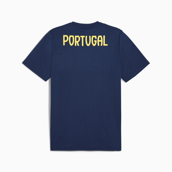 Camiseta Portugal Casuals para hombre, Persian Blue-Sunny Yellow, large-ARG