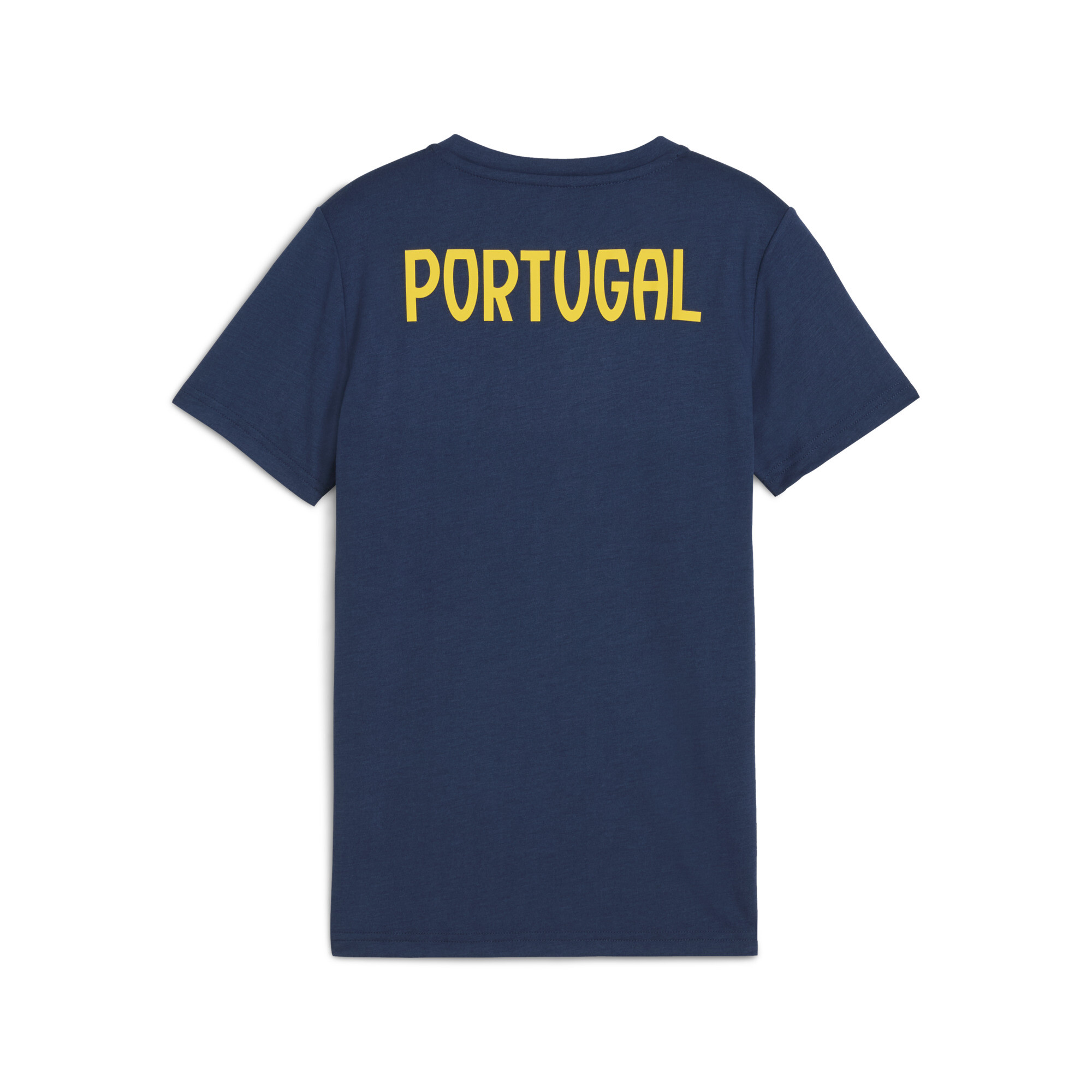 Portugal Casuals T-shirt, Blauw/Geel, Maat 3-4Y | PUMA