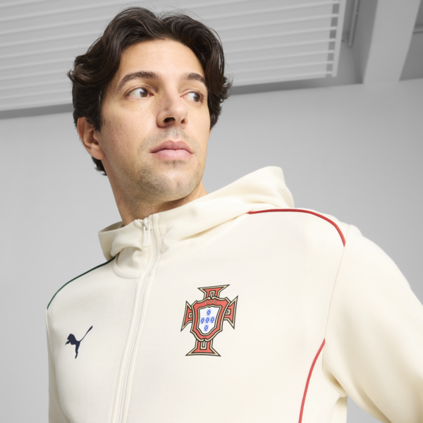 Campera con capucha y cierre Portugal Casuals para hombre, Sugared Almond-Persian Blue, large-ARG