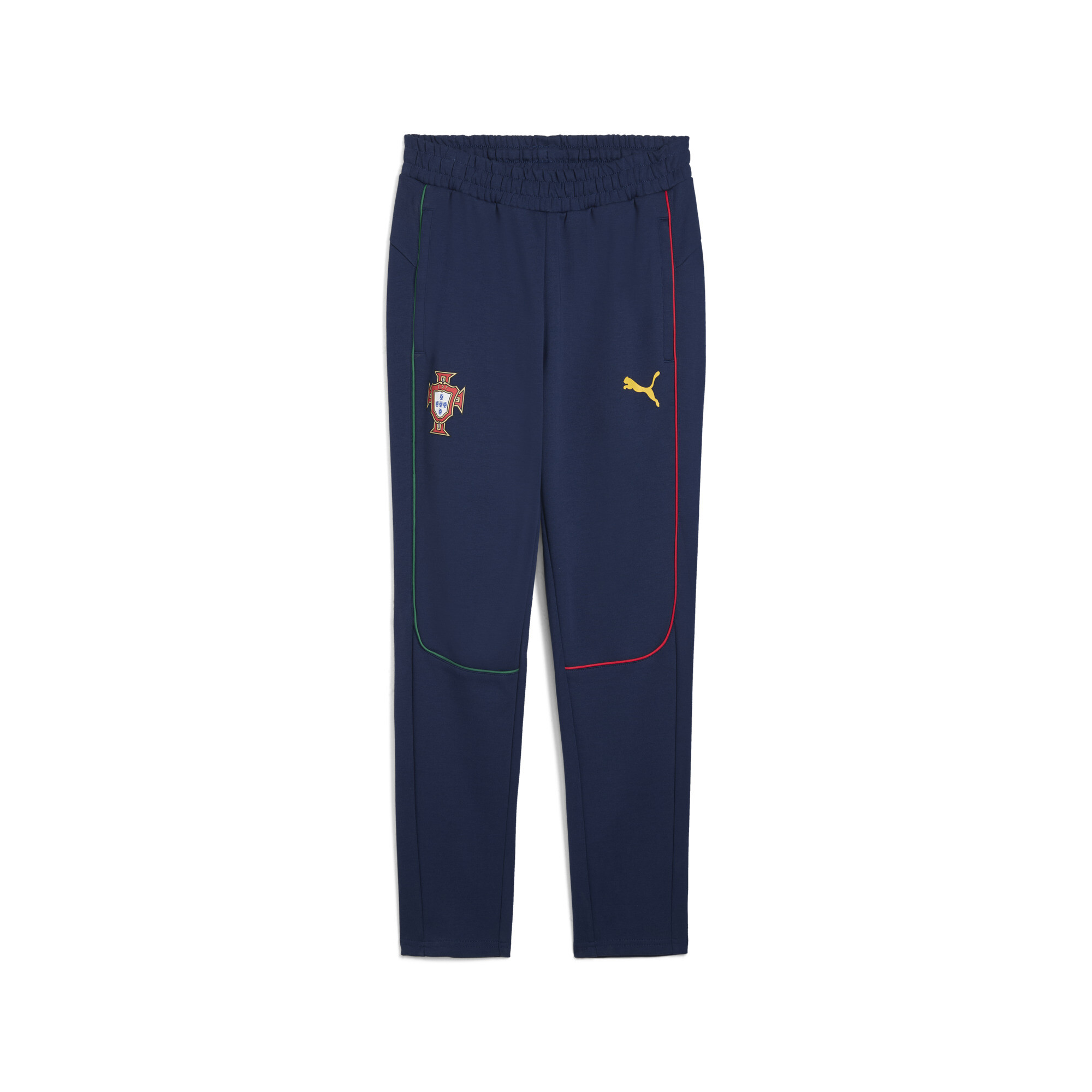 PUMA Portugal Casuals broek voor Heren, Blauw/Geel, Maat XL thumbnail 3