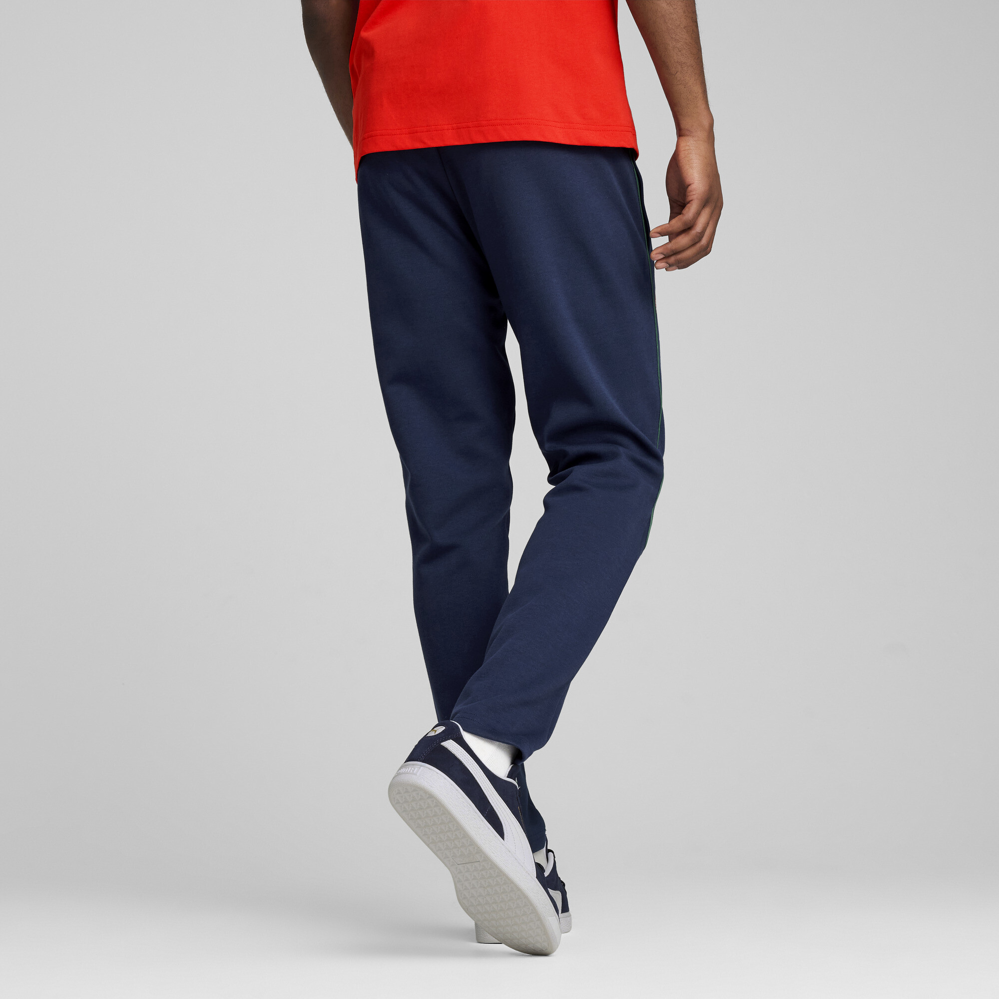 PUMA Portugal Casuals broek voor Heren, Blauw/Geel, Maat XL thumbnail 5