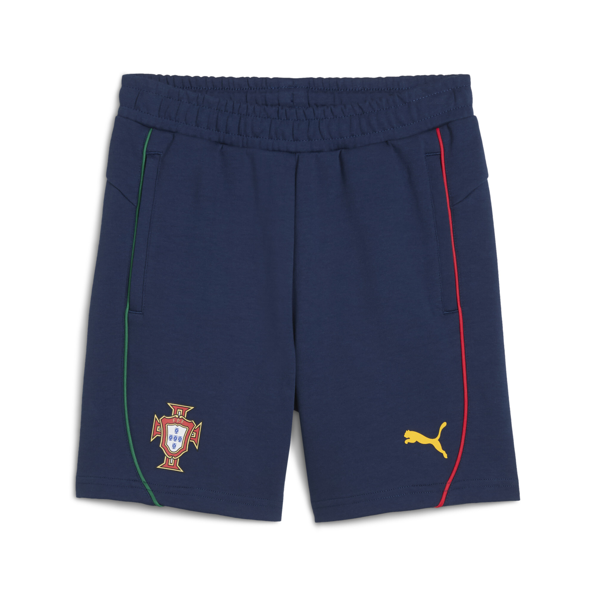 PUMA Portugal Casuals short, Blauw/Geel, Maat 12-18M thumbnail 3