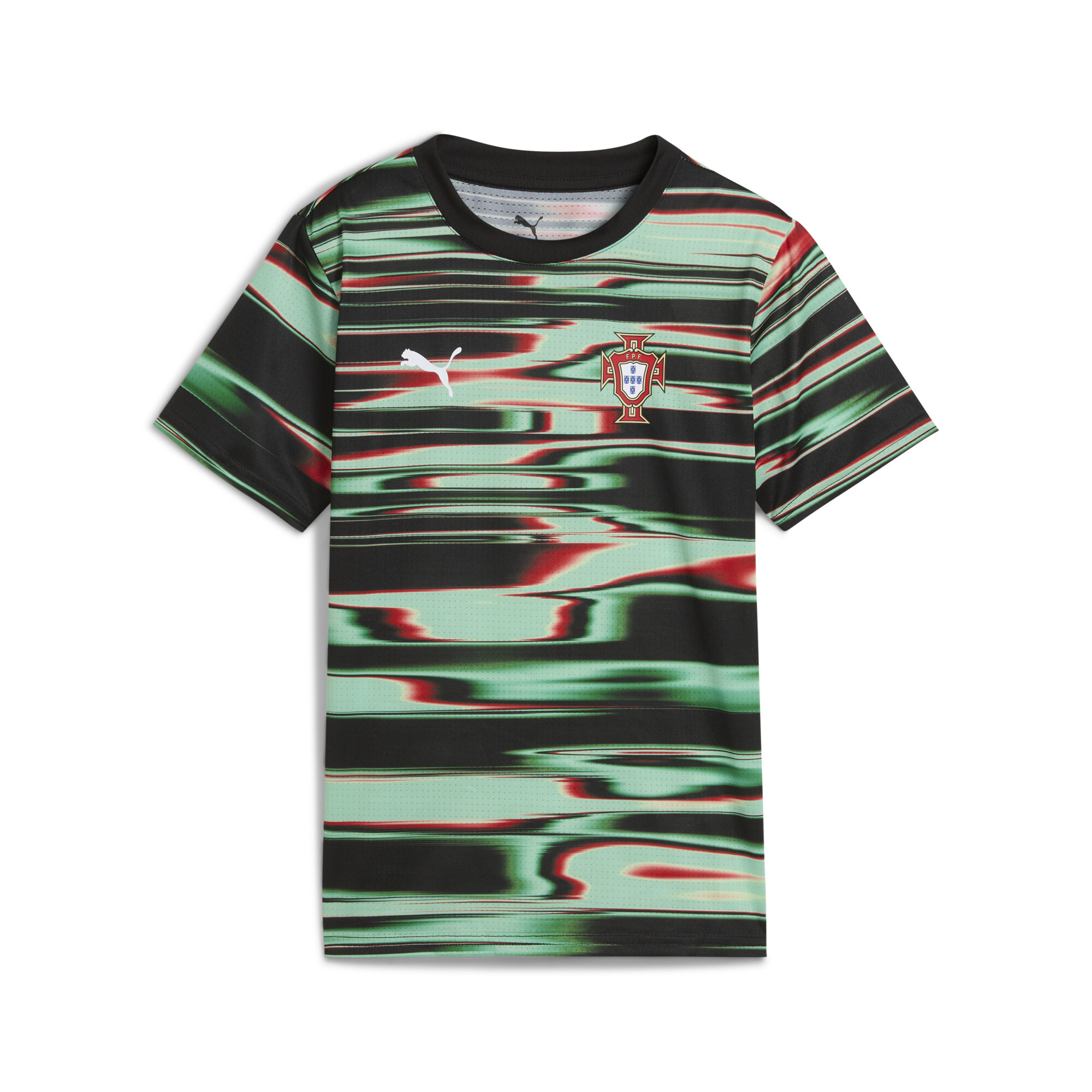 Puma Portugal Aufwärmtrikot Teenager Für Für Kinder | Mit Other Pattern | Black/White | Größe: 13-14Y