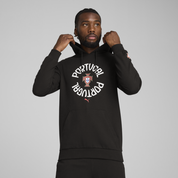 Buzo con capucha Portugal ftblNRGY para hombre, PUMA Black, large-ARG