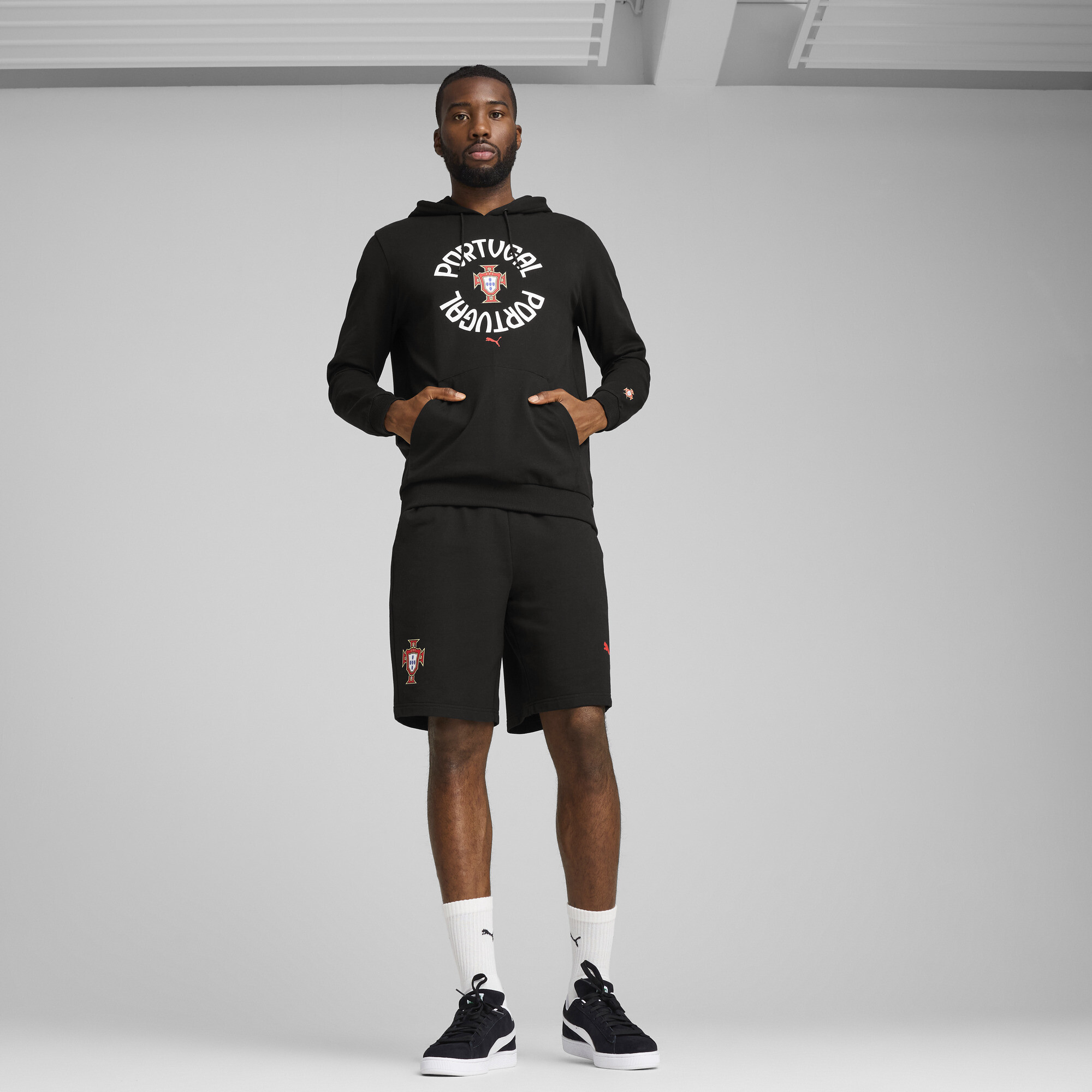 PUMA Portugal ftblNRGY hoodie voor Heren, Zwart, Maat XXL thumbnail 4