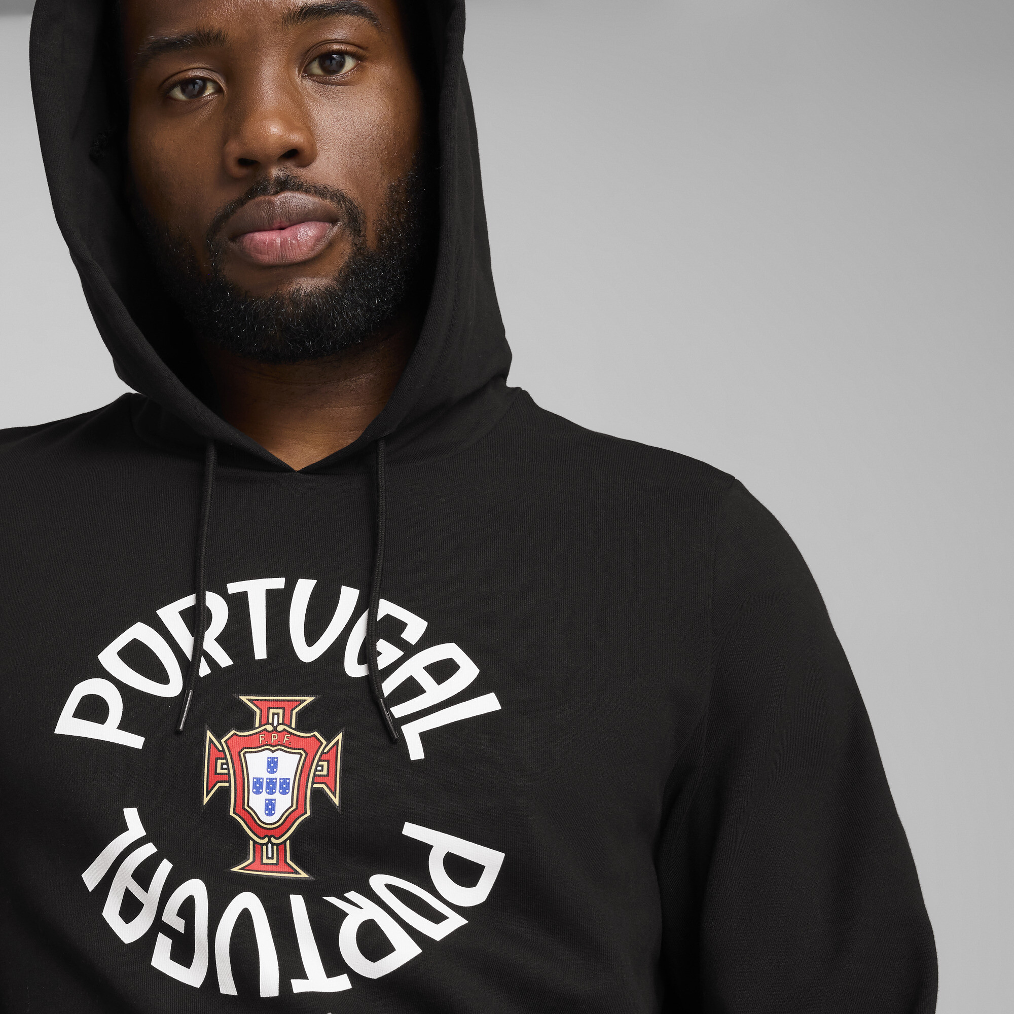Portugal ftblNRGY hoodie voor Heren, Zwart, Maat XL | PUMA