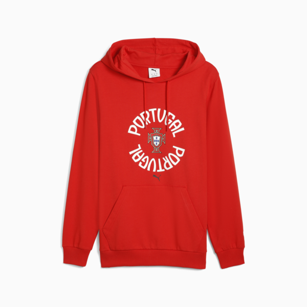 Portugal ftblNRGY Hoodie Men, Sport Red-PUMA White, large-ZAF
