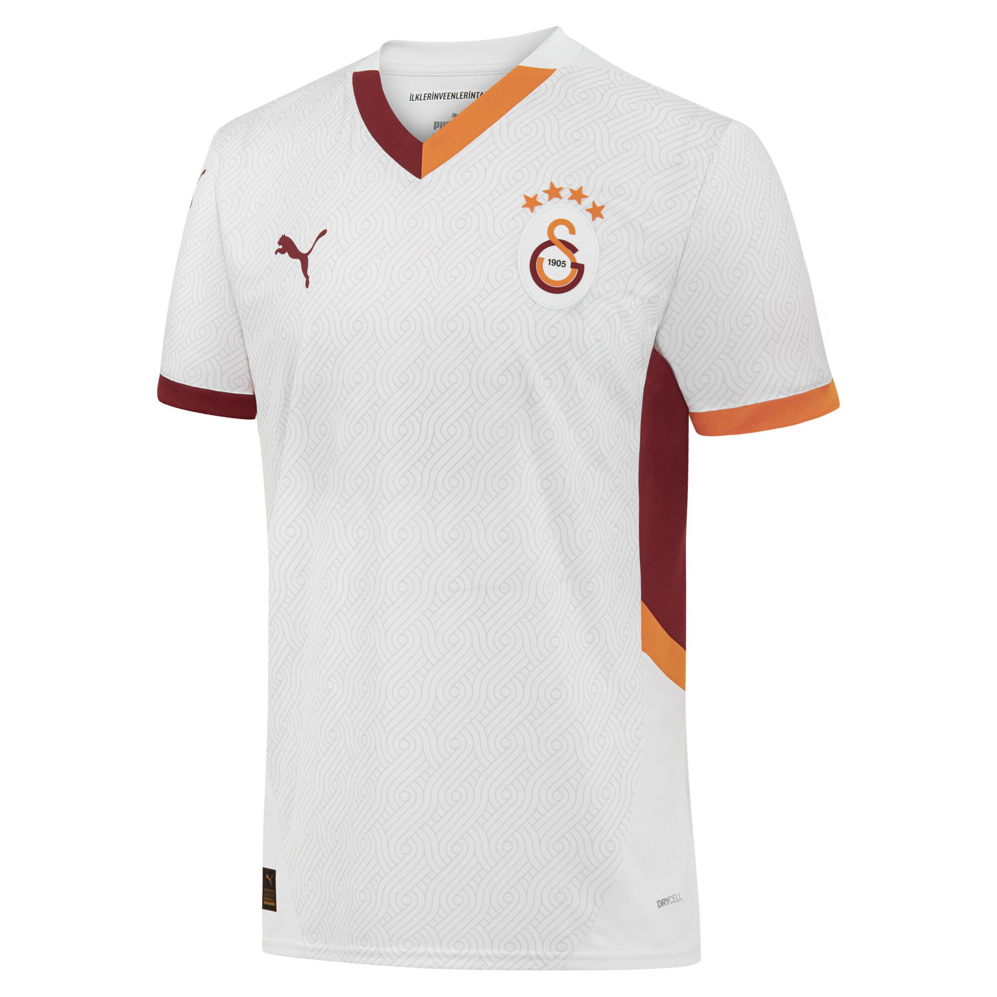 Puma Galatasaray SK 24/25 Auswärtstrikot Herren | Mit Print | White/Red Rhythm | Größe: 3XL