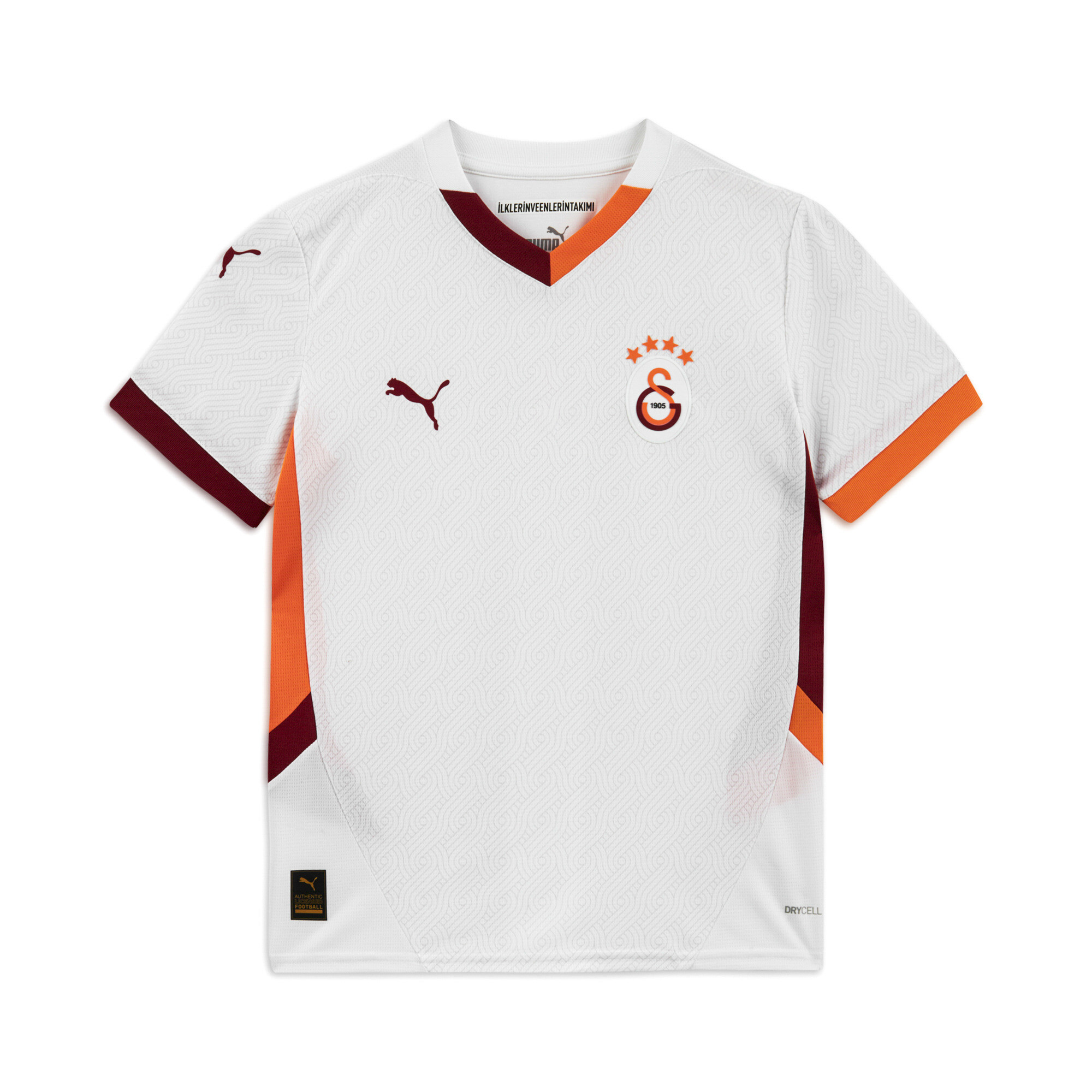 Men's Puma Galatasaray SK 24/25 Away Jersey Youth, White, Size 9-10Y, Clothing