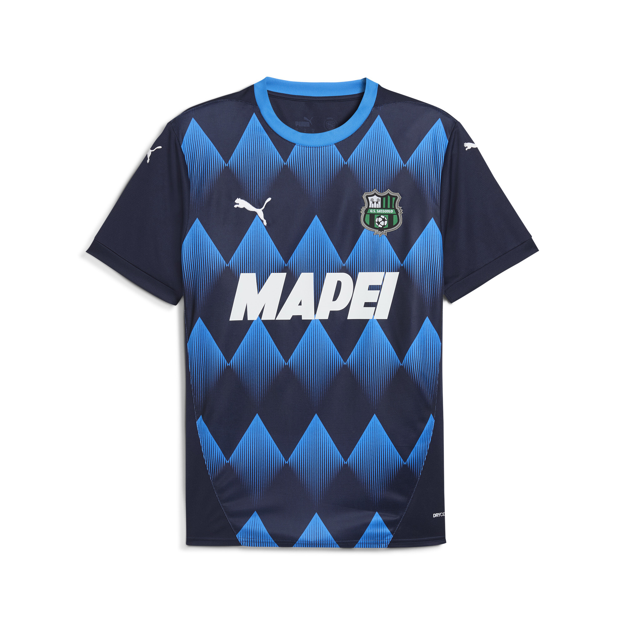 Puma US Sassuolo Calcio 24/25 Ausweichtrikot Herren | Mit Print | Navy/Ignite Blue | Größe: XXL