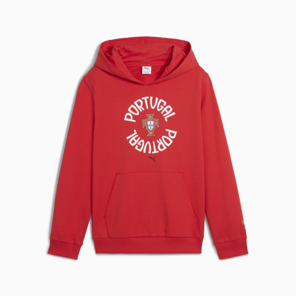 Portugal ftblNRGY Hoodie Youth, Sport Red-PUMA White, large-ZAF