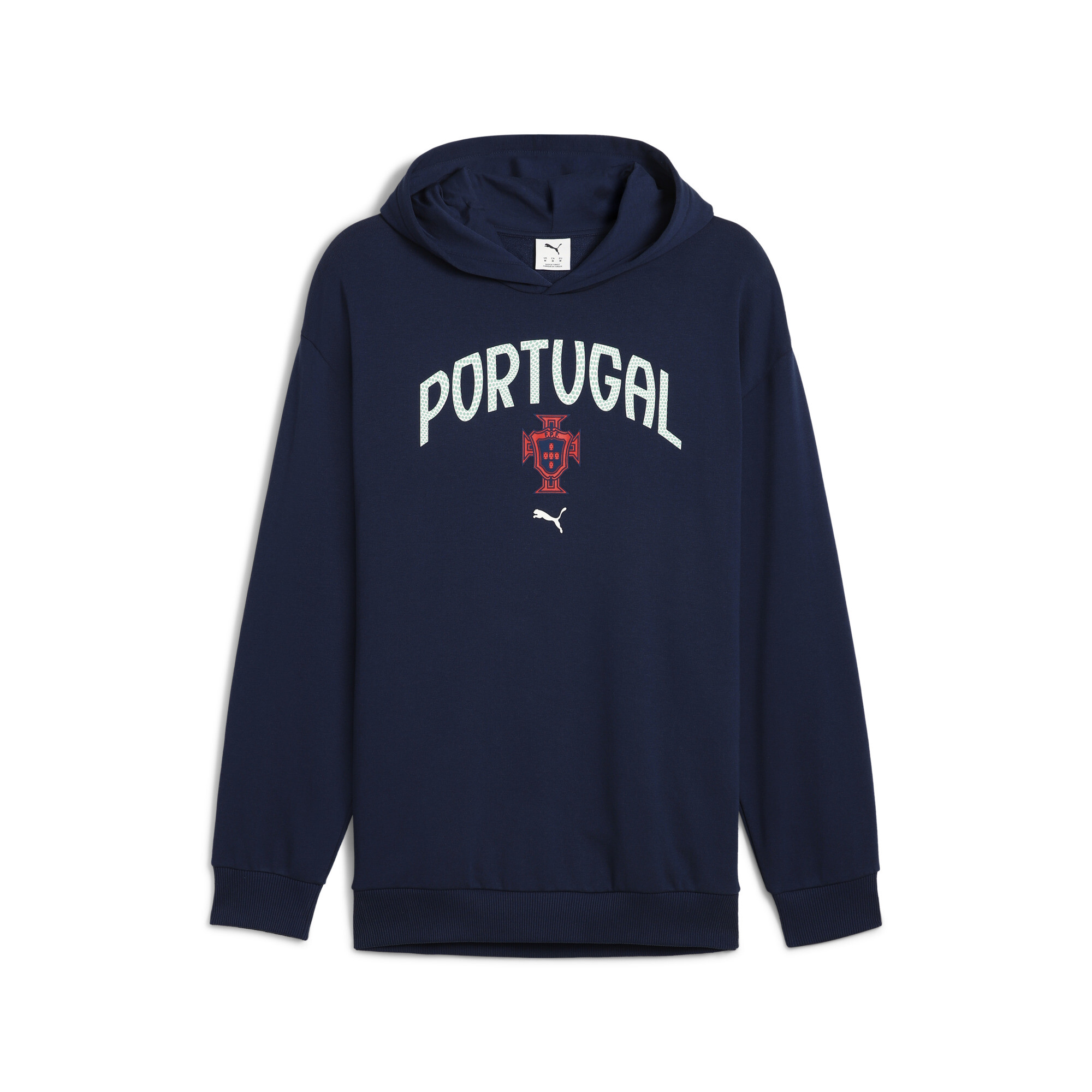 Puma Portugal ftblNRGY+ Hoodie Herren | Mit Print | Persian Blue | Größe: XS