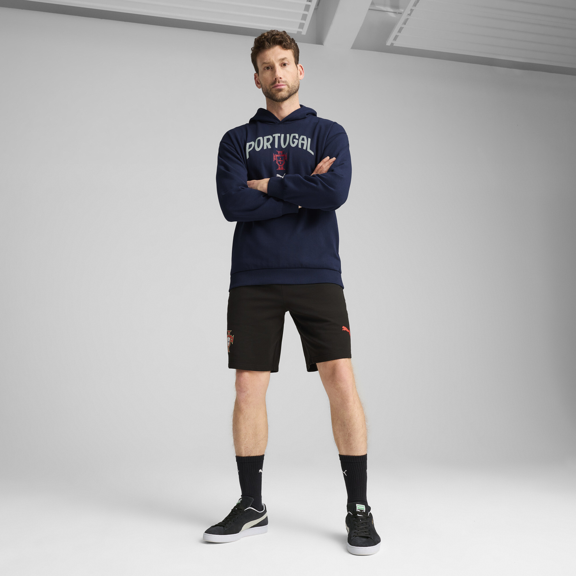 PUMA Portugal ftblNRGY+ hoodie voor Heren, Blauw, Maat XXL thumbnail 6