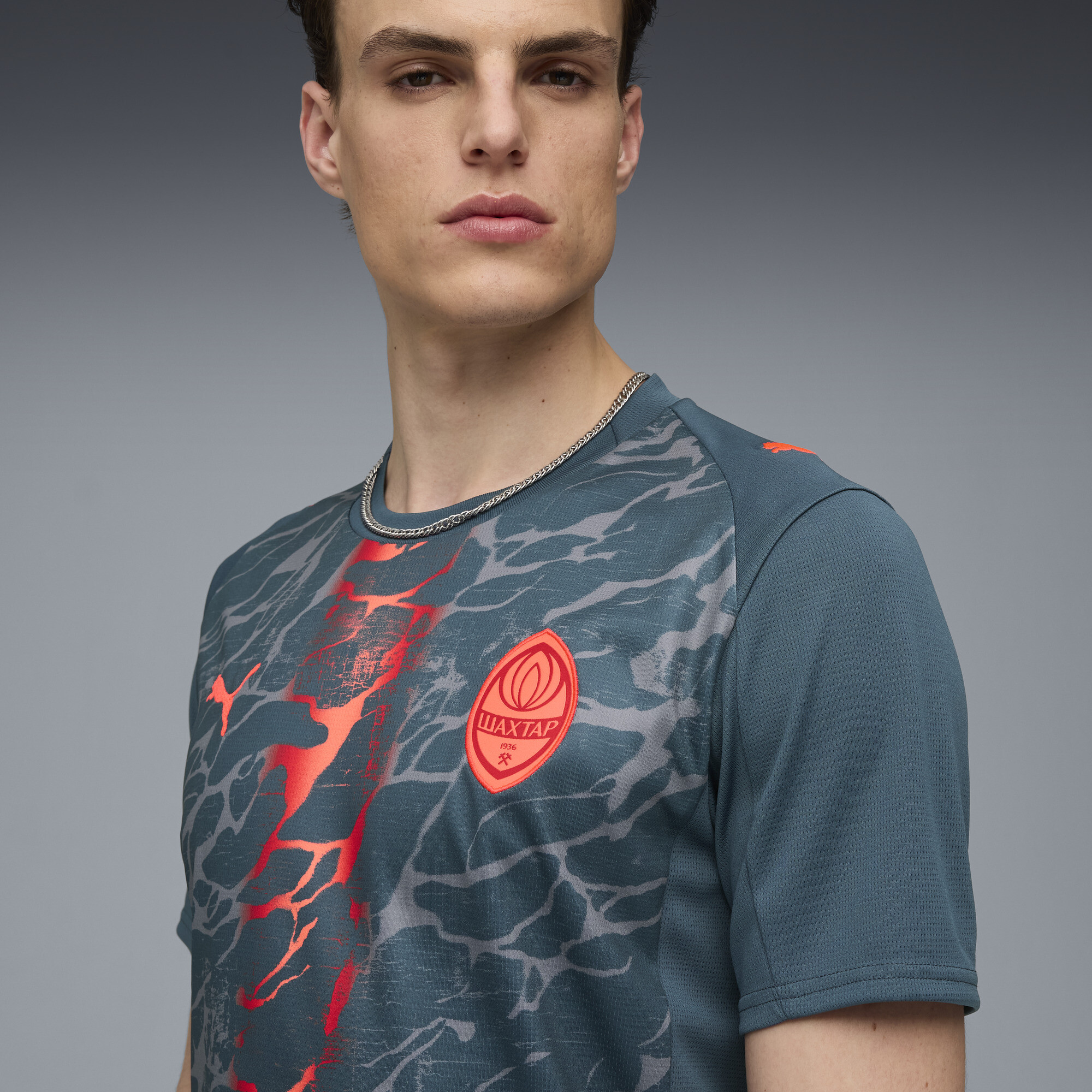 PUMA FC Shakhtar Donetsk 25/26 uitshirt voor Heren, Grijs, Maat S thumbnail 5