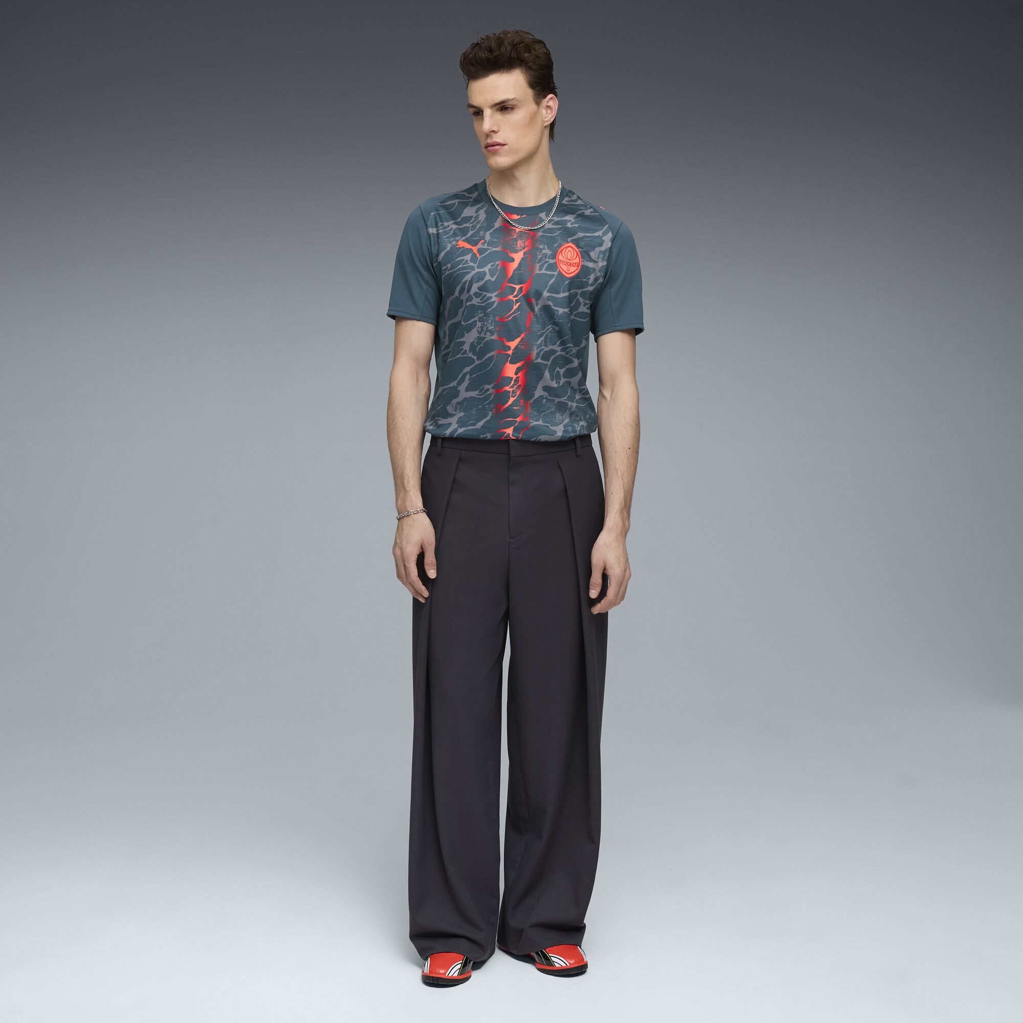 PUMA FC Shakhtar Donetsk 25/26 uitshirt voor Heren, Grijs, Maat S thumbnail 4